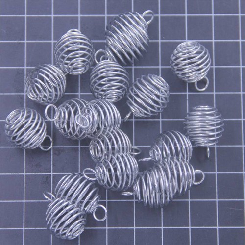 10pcs spiral bead cages - spiral,