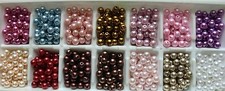 200pcs x 8mm Faux Pearl Beads