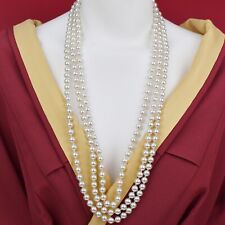 Pearl Chain Necklace Off White