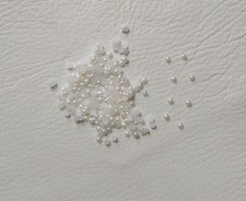 Ivory Flat Back Half Round