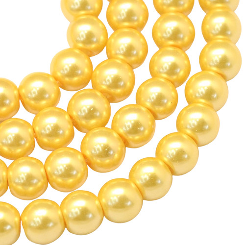 Glass pearls beads - ❤,