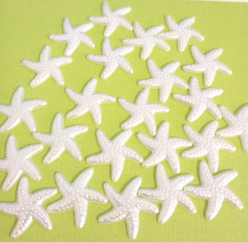 Starfish flatback gems - 20,