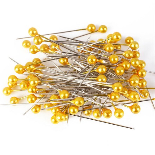 Pearl headed pins assorted - pearl,