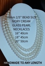GLASS PEARL NECKLACE HANDMADE