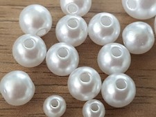 100 Quality Faux PEARL BEADS