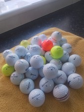 40 x Mixed Golf Balls - Pearl